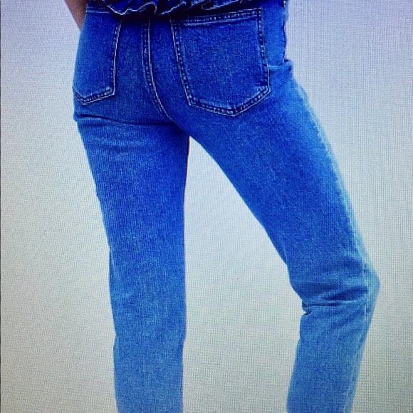 ISO ASOS Fairleigh Mom Ruffle jeans 26/27/28 - Picture 2 of 2